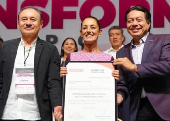 Claudia Sheinbaum candidata oficial por MORENA a la presidencia de la República