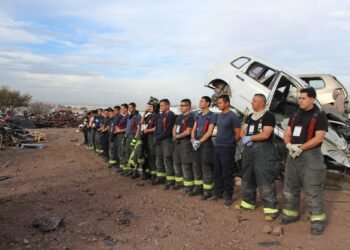 Certificaran Bomberos en extracción vehicular de personas atrapadas