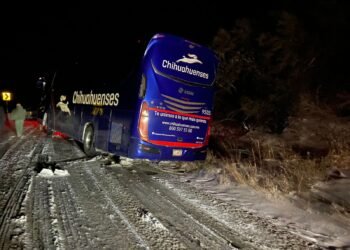 Cierran por nevada carretera Janos-Agua Prieta; en los límites Chihuahua y Sonora