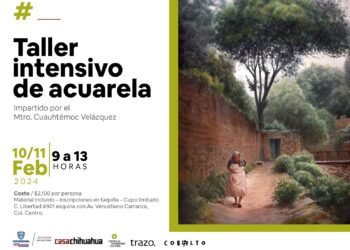 Invitan a taller intensivo de acuarela en Casa Chihuahua