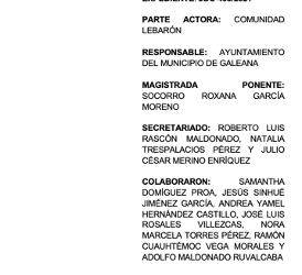 Ratifica Sala Superior del TEPJF sentencia del caso LeBarón emitida por el TEE
