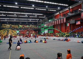 Celebra Colegio Belmont edición XV de su Mini Olimpiada, participan 250 alumnos