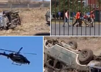 Realiza helicóptero traslado de emergencia de ecuatorianos lesionados en accidente