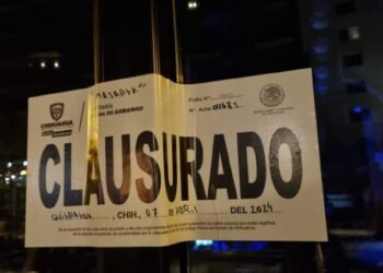 Clausura Gobernación Estatal 15 establecimientos en Chihuahua y Juárez