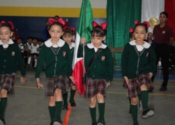 Muestran estudiantes de Preescolar su talento en  Concurso Regional de Escoltas en Ciudad Juárez