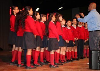 Realizan Concurso Regional de Interpretación del Himno Nacional  de Primarias Estatales en Ciudad Juárez