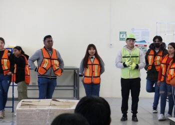 Estudiantes de la UT Paso del Norte demuestran lo aprendido  en las aulas mediante simulación de almacén