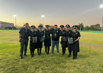 Logra Secundaria Estatal 3067 de Juárez segundo lugar en Nacional de Escoltas de Bandera