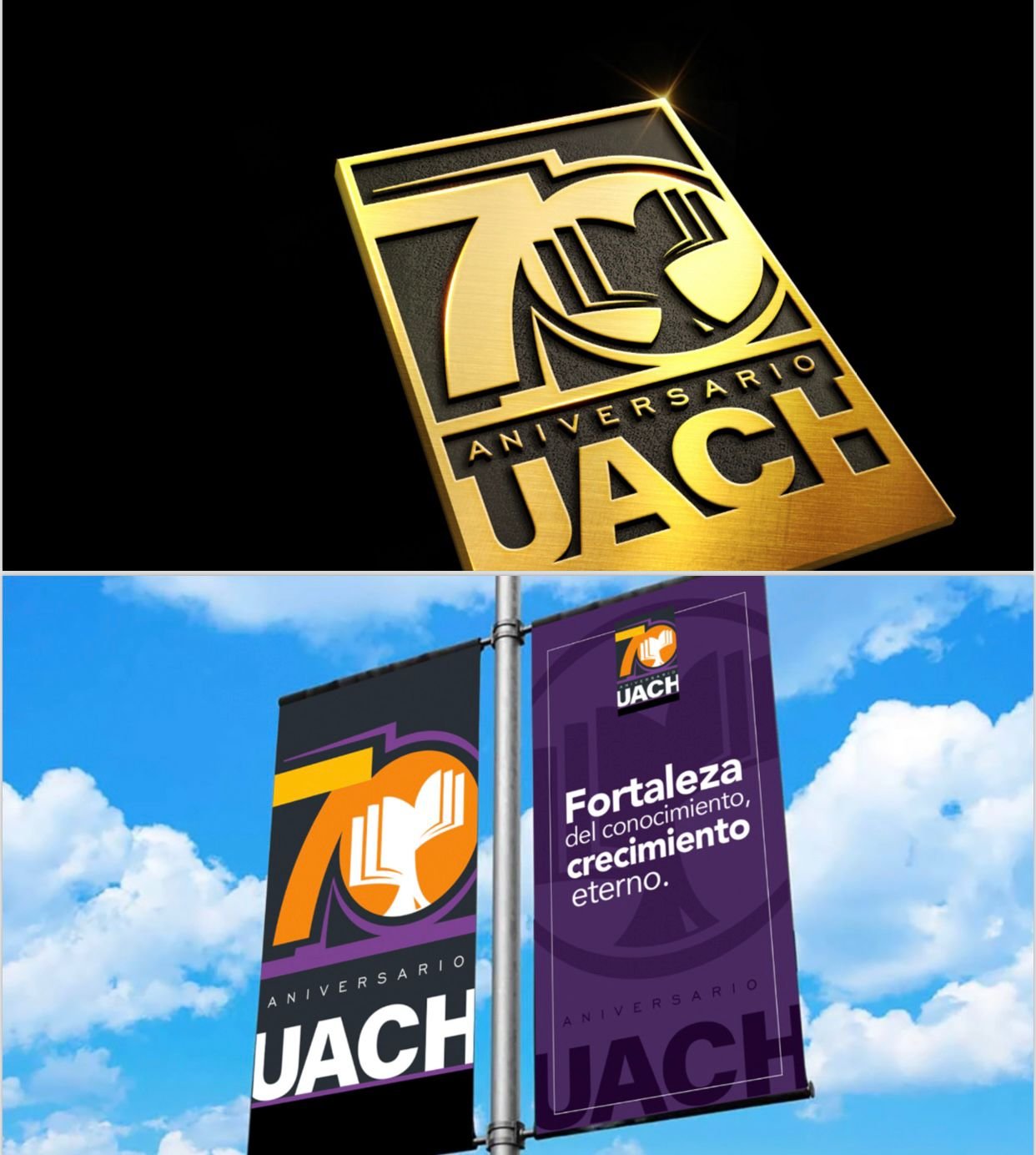 Presentan logotipo de 70 Aniversario de la UACH, se reactivará el ...