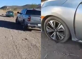 Exhortan a conductores a circular con precaución en carreteras federales tras daños a vehículos por baches