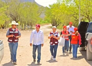 Realiza candidato de MORENA Ariel Fernández gira por municipio de Aldama