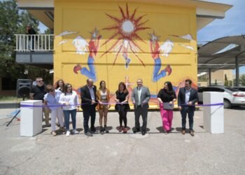 Inauguran en la Facultad de Artes el Mural “Estamos secos, (tenemos sed)»