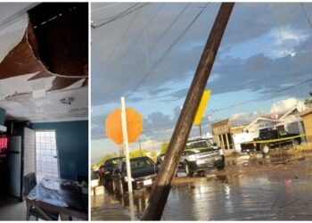 Daños a más de 50 viviendas en Ascensión y Madera tras fuerte tormenta ayer