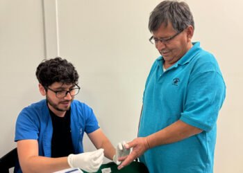 Realizan pruebas de detección de cáncer de próstata a personal de la SDHyBC