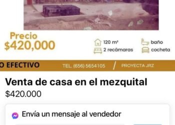 Alerta COESVI sobre ventas fraudulentas de viviendas por redes sociales en Ciudad Juárez