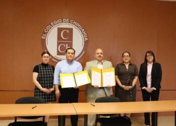 Firman El Colech y Plan Estratégico de Juárez convenio para el desarrollo de la investigación
