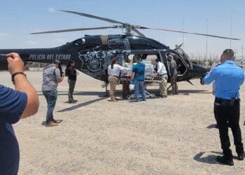 Trasladan en helicóptero de Gobierno del Estado a recién nacido, necesita operación urgente