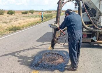 Reparan más de diez mil baches en la vía corta a Parral, Chihuahua a Juárez y Sueco a Janos