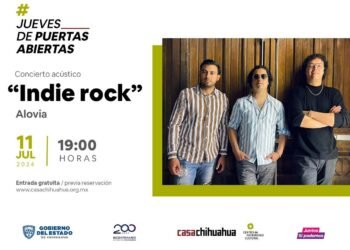 Banda de rock Alovia se presentará por primera vez en Casa Chihuahua, jueves de puertas abiertas