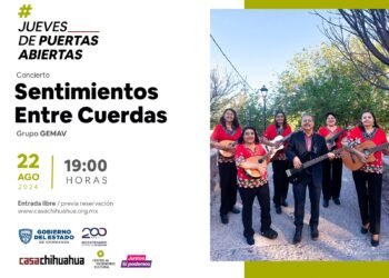 Grupo GEMAV presenta su disco “Entre Cuerdas y Voces” en Casa Chihuahua este jueves