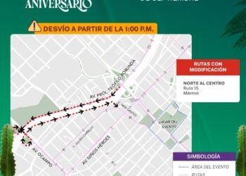 Conozca modificaciones temporales en rutas de autobuses por el Grito de Independencia