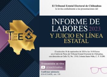 Presentará presidenta del TEE informe de labores 2023 y Juicio en Línea