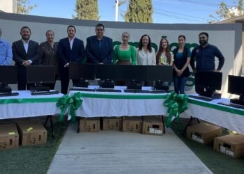 Beneficia donación de equipo de cómputo a  612 estudiantes del Conalep Delicias