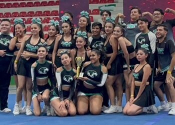 Obtienen estudiantes del Conalep Cuauhtémoc primeros  lugares en competencia estatal de porras