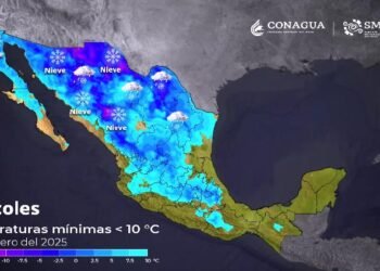 Pegará segunda tormenta invernal con nieve y aguanieve en casi toda la entidad: CONAGUA