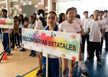 Inauguran Juegos Deportivos de secundarias en la Región Centro Sur, participan más de 350 estudiantes