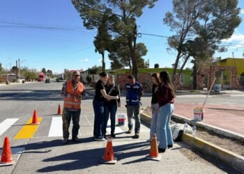 Detectan estudiantes de la Escuela de Trabajo Social mejoras de seguridad vial en la colonia Palestina