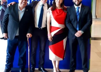 Regidores del PAN del Ayuntamiento de Chihuahua asisten a tercer Informe de Maru Campos