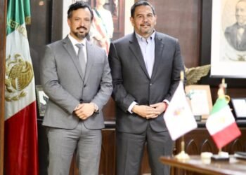 Recibió Cruz Pérez a representante de New Mexico Border Authority, Gerardo Fierro