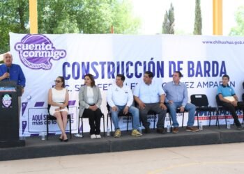 Arranca SEyD construcción de barda perimetral en secundaria de Matamoros