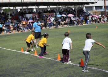 Participan alumnos de 17 preescolares en Primera Copa  de Atletismo en Ciudad Juárez