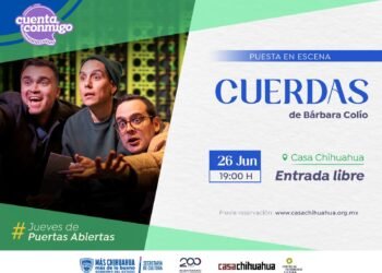 Invita Casa Chihuahua a puesta en escena de «Cuerdas» de Bárbara Colío este jueves