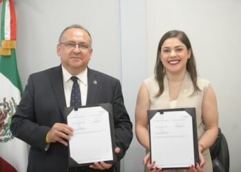 Firman convenio la UACH y el Ayuntamiento de Meoqui en favor de la educación y el desarrollo comunitario