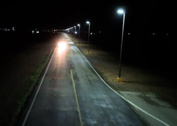 Concluyen iluminación de la carretera Chihuahua – Santa Eulalia: Teresa Erives