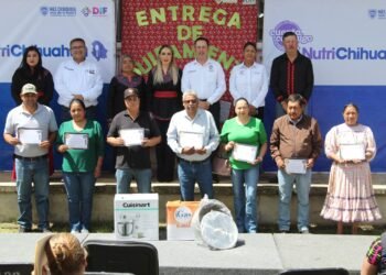 Entregó NutriChihuahua equipo para cocinas en Guachochi para mejora de condiciones alimenticias