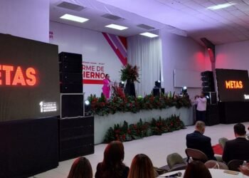 Destaca alcaldesa de Aquiles Serdán Teresa Erives obras y salud en su mensaje por año de trabajo