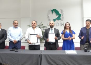 Fortalecerán Conalep y CEDH la capacitación en derechos humanos, firman convenio