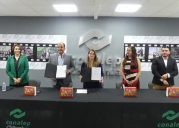 Firman convenio de colaboración Conalep y el conglomerado CIMA para fortalecer vinculación