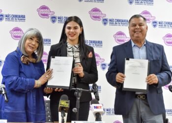 Firman convenio Subsecretaría de Desarrollo y Bien Común e Ichea  para llevar atención educativa en Juárez