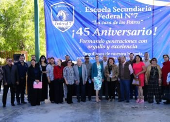 Celebra la Secundaria Federal número 7 su 45 aniversario en Ciudad Juárez con actividades