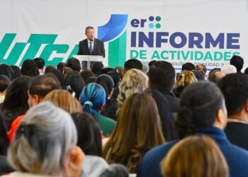 Rinde Óscar Ibáñez su primer informe como rector de la UTCJ, destacó avances