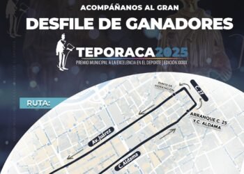 Tome precaución, cerrarán calles del centro este sábado por desfile de ganadores del premio “Teporaca”