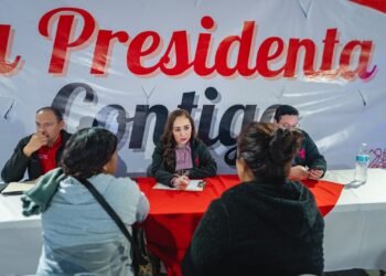 Llevan programa «Tu Presidenta Contigo» a Laderas de San Guillermo para beneficio de la gente