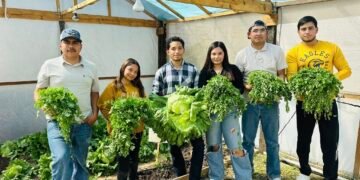 Realizan estudiantes de la UT de Camargo, Unidad Jiménez, emprendimiento con invernadero