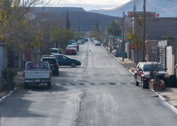 Entrega municipio de Aquiles Serdán calle Mina la negrita pavimentada en Laderas
