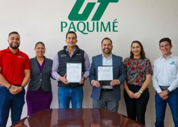 Firman convenio de colaboración UT Paquimé y Celiderh para fortalecer formación